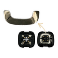 Fitbit Sense 2 FB521 Bottom Cover Metal Brackets Replacement (Silver) - Parts