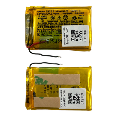 Genuine Garmin Instinct 2S Solar Replacement Battery 361-00141-20 (205mAh) - Parts