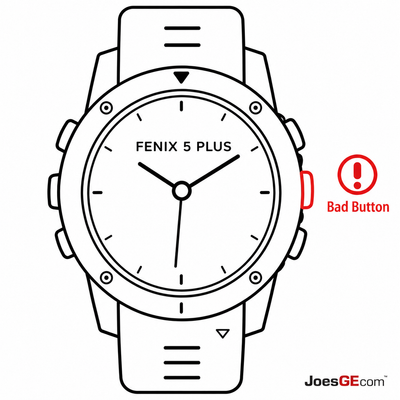 Garmin Fenix 5 Plus Button Repair & Replacement Service