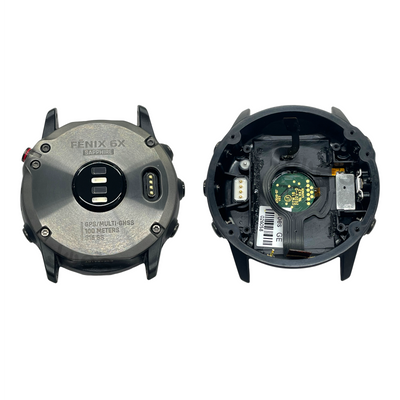 Garmin Fenix 6X Sapphire Back Cover Housing Shell (Black - Red) - Parts
