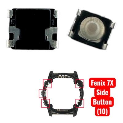 Garmin Fenix 7X Fenix 7 Solar Fenix Tactix 7 Tactile Button Switch Replacement OEM New