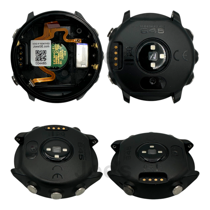 Garmin Forerunner 645 Music Main Housing Shell + HR Sensor Spare Replacement - Parts