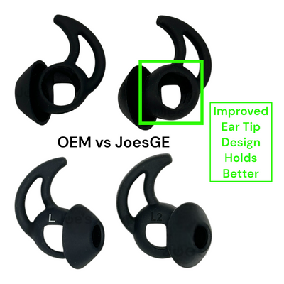 Replacement Ear Tips for Bose QuietComfort 429708 & Sport 427929 Earbuds – JoesGE Upgraded Fit (S/M/L)