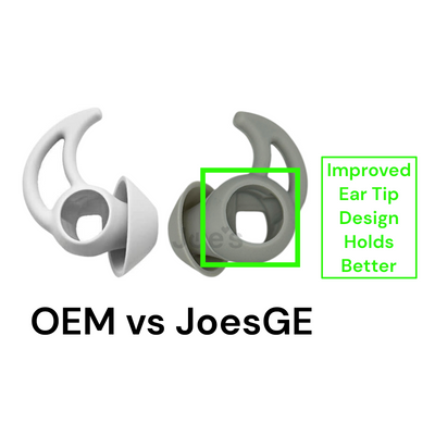 Replacement Ear Tips for Bose QuietComfort 429708 & Sport 427929 Earbuds – JoesGE Upgraded Fit (S/M/L)