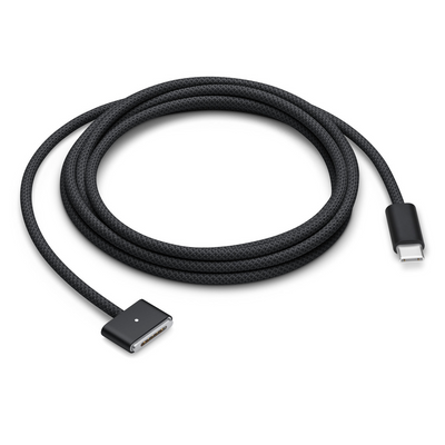 Apple 6.6' (2M) USB-C to MagSafe 3 Charging Cable for MacBook Pro (White) - Accessories