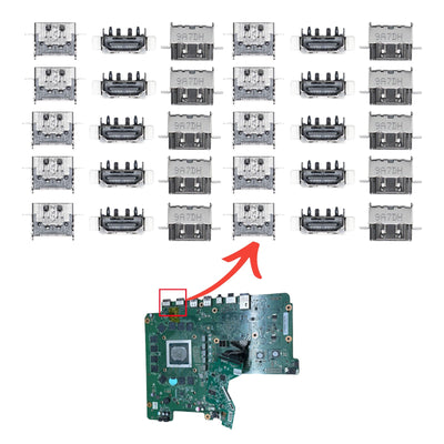 INGRESSO PORTA HDMI CONNETTORE PRESA SOCKET DI RICAMBIO PER INGRESSO PORTA HDMI CONNETTORE PRESA SOCKET DI RICAMBIO PER