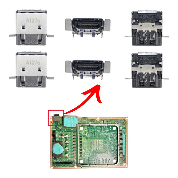 Microsoft Xbox Series X HDMI Input Port Socket Connector Replacement - Parts