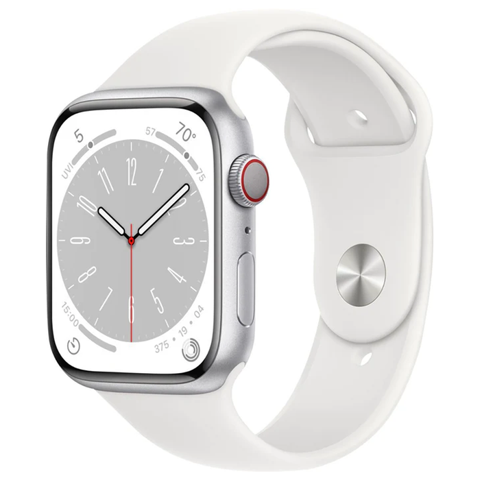 Apple Watch Series 8 (GPS + LTE) 41mm Aluminum Case (Silver) - Refurbished