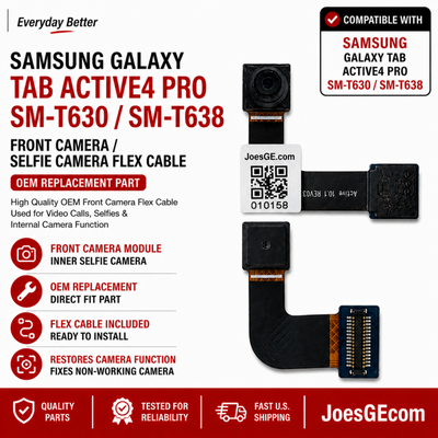 Samsung Galaxy Tab Active4 Pro SM-T630 T638 Front Camera 8MP OEM Replacement
