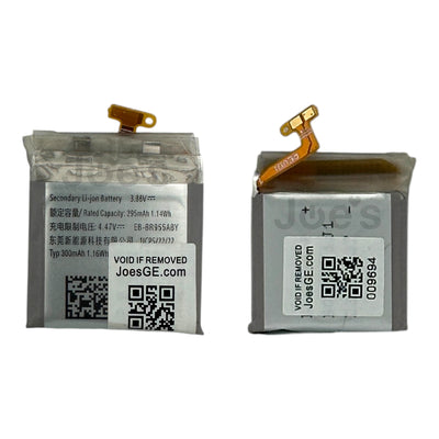 Samsung Galaxy Watch 6 Classic replacement battery (EB-BR955ABY), 300mAh/295mAh capacity, compatible spare part for repair or replacement.