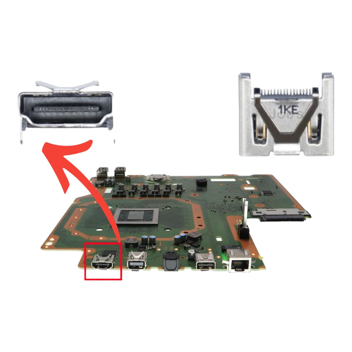 Original OEM PS4 PRO Slim HDMI Port Socket Interface Connector Replacement Parts Original OEM PS4 PRO Slim HDMI Port Socket Interface Connector Replacement Parts
