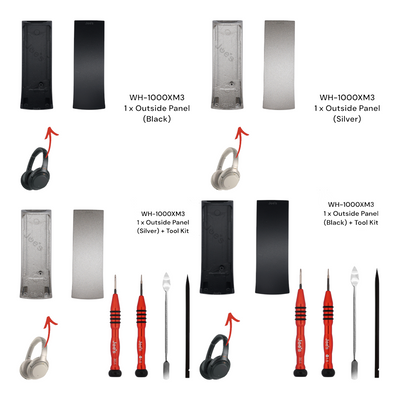 Sony WH-1000XM3 XM3 Outside Panel Slider Outer Shell Left Right Replacement Spare - Parts