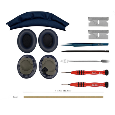 Sony WH-1000XM4 Headband Leather + Ear Pad Replacement Repair Kit with Tools Parts