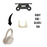 Sony Headphones WH-1000XM4 XM4 Hinge Swivel Replacement + U Metal Lock - Parts