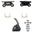 Sony Headphones WH-1000XM4 XM4 Hinge Swivel Replacement + U Metal Lock - Parts
