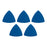 Apple Samsung iPad LCD Tablet Screen Removal Thin Triangle Shape Plastic Pry Pick (Blue) - Tools