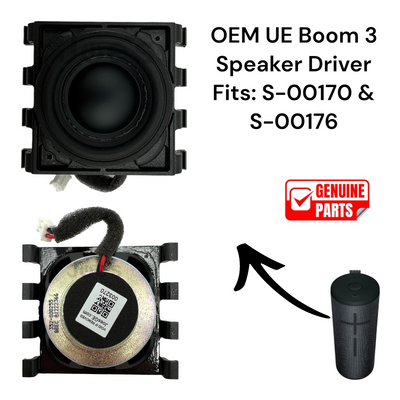 UE Boom 3 Bluetooth Speaker Spare Replacement Components (Model S-00170 / S-00176) – Parts