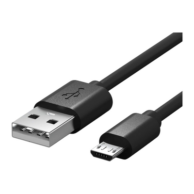 USB-A to Micro USB Charging Cable 1M Black – Universal Charger Cord