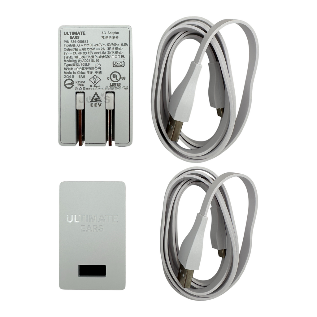 Genuine Ultimate Ears 5V 2A AC Adapter & Micro-USB Charger Cable