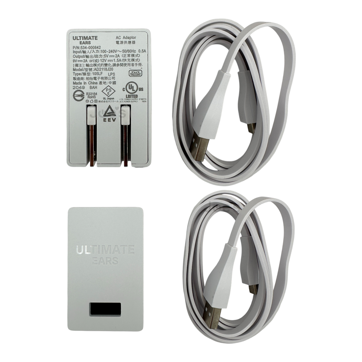 Genuine Ultimate Ears 5V 2A AC Adapter & Micro-USB Charger Cable