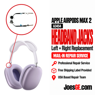 Apple AirPods Max 2 (A3454) Both Headband Jacks Replacement Repair Service