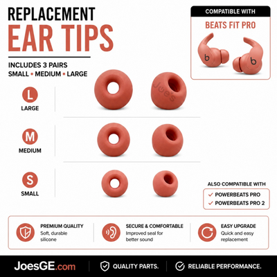 Beats Fit Pro Powerbeats Pro Powerbeats Pro 2 Ear Tips 3 Pairs S M L Replacement