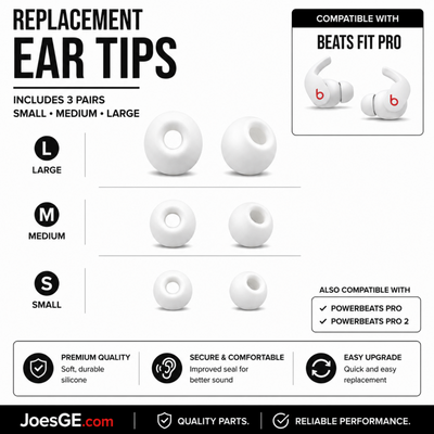 Beats Fit Pro Powerbeats Pro Powerbeats Pro 2 Ear Tips 3 Pairs S M L Replacement