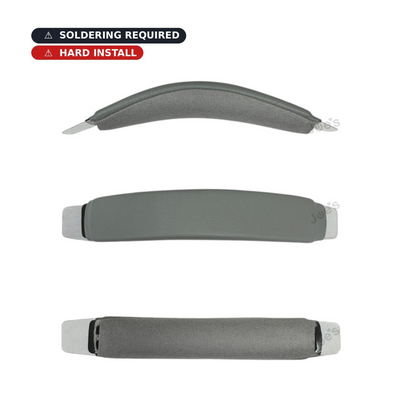 Bose QuietComfort 35 QC35 I II Replacement Headband Leather Cover Cushion (Gray / Silver) - Parts