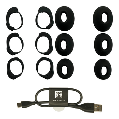 Bose QuietComfort Ultra Earbuds Ear Tips Stability Bands USB-C Cable Bundle Parts
