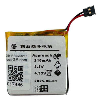 Garmin Approach S40 Golf Watch Battery 210mAh Replacement Parts