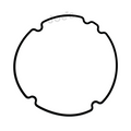 Garmin Fenix 6X 6X Pro Screen Rubber Gasket Seal OEM Replacement Parts