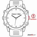 Garmin Fenix 7 Pro Button Repair & Replacement Service