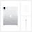 Apple 12.9" iPad Pro (4th Generation) Wi-Fi + Cellular 1TB (Silver) - Refurbished