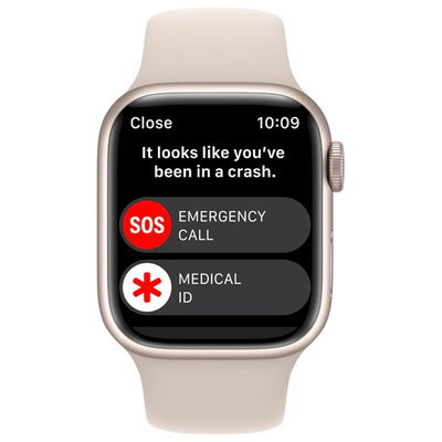 Apple Watch Series 8 (GPS) 41mm Aluminum Case (Starlight) - Refurbished