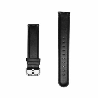 Samsung Galaxy Active 2 SM-R825U 20mm Black Leather Wristband Band - Accessories