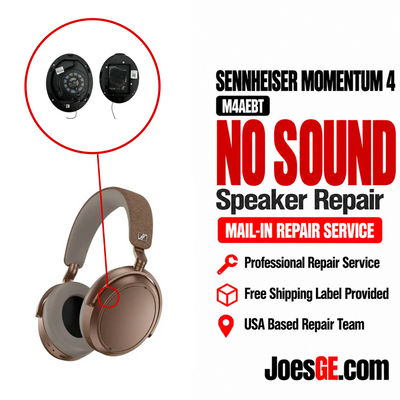 Sennheiser Momentum 4 No Sound Speaker Repair Service