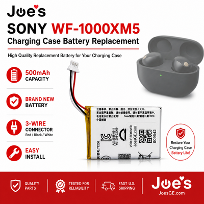 Sony WF-1000XM5 Charging Case Battery 500mAh 772030 Replacement Parts