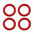 Sony WH-1000XM4 Hinge Swivel O-Ring 4 Pack (Red Silicone) Replacement Parts