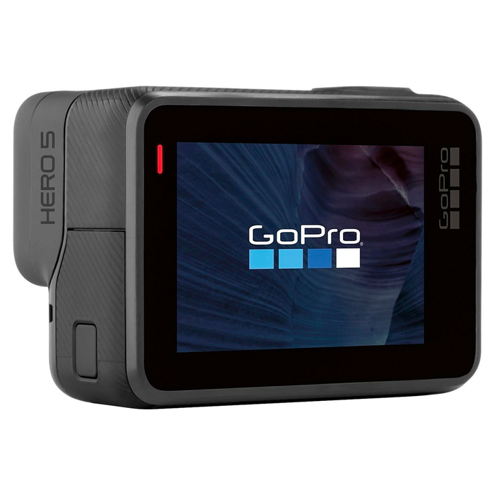 GoPro Hero 5 Black 4K 12MP Touch Screen Action Camera (Black) - Refurbished
