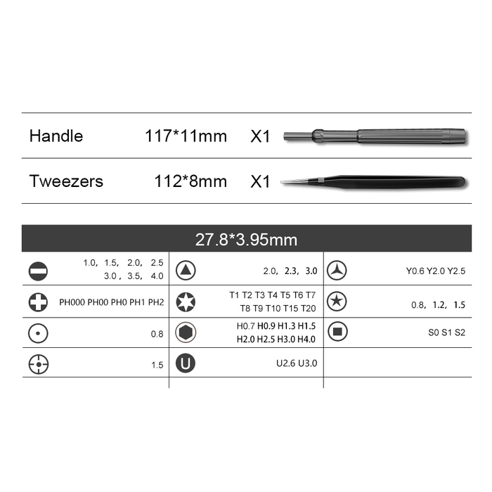 JoesGE Repair Tool Kit 50 in 1 Precision Screwdriver Set - Tools