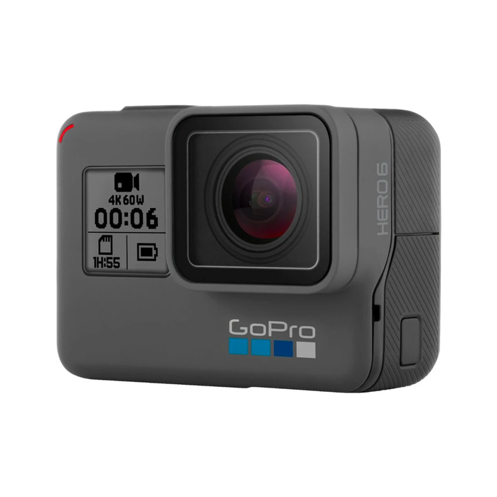GoPro Hero 6 Black 4K Digital Waterproof Action Camera Touch Screen (Black) - Refurbished