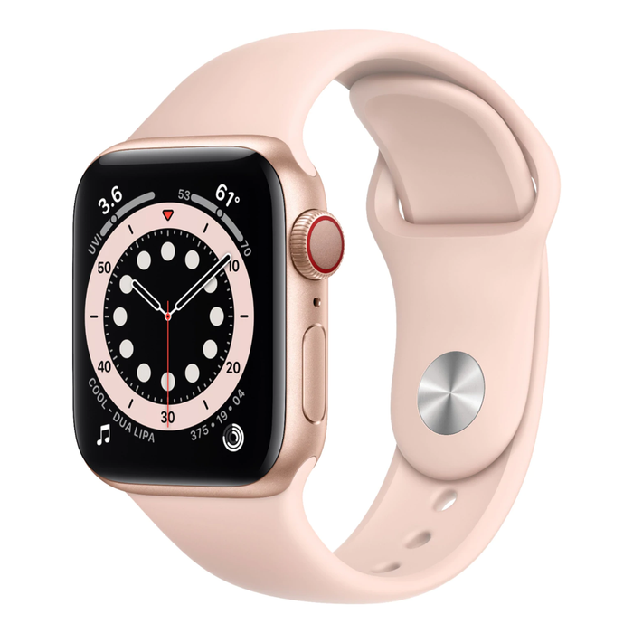 Apple Watch Series 6 (GPS + Cellular) 40mm Aluminum Case (Gold) - Refurbished