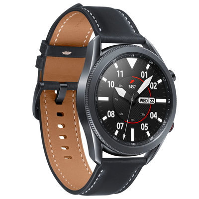 Samsung Galaxy Watch 3 Smartwatch 45mm Stainless LTE (Mystic Black) - Refurbished