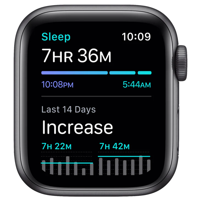 Apple Watch SE (GPS) 40mm Aluminum Case with Black Sport Band (Space Gray) - Refurbished