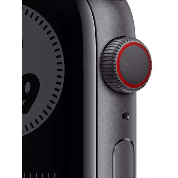 Apple Watch Nike Series 6 (GPS + Cellular) 44mm Aluminum Case (Space Gray) - Refurbished