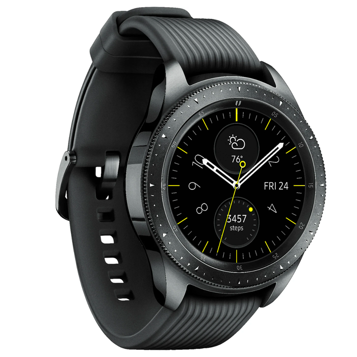 Samsung Galaxy Watch Smartwatch 42mm Stainless Steel (Midnight Black) - Refurbished
