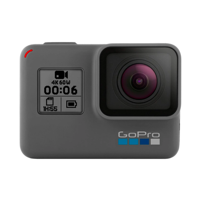GoPro Hero 6 Black 4K Digital Waterproof Action Camera Touch Screen (Black) - Refurbished