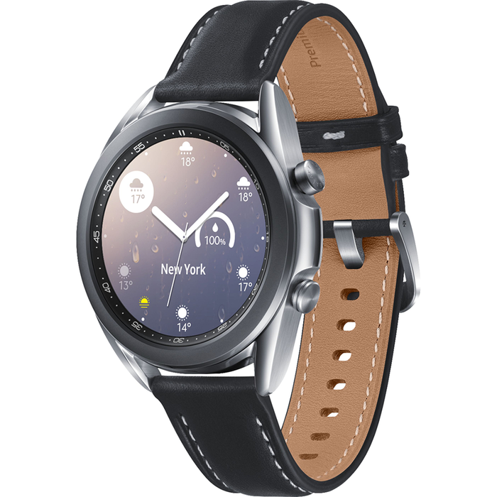 Samsung Galaxy Watch 3 SM-R850 Smartwatch 41mm Stainless GPS BT (Mystic Silver) - Refurbished