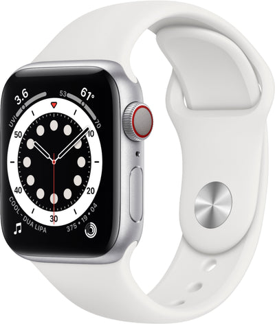 Apple Watch Series 6 (GPS + Cellular) 40mm Aluminum Case (Silver) - Refurbished