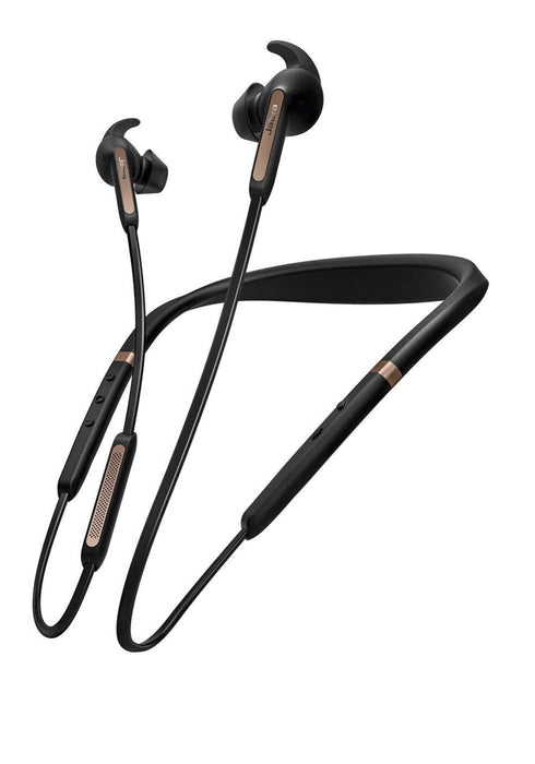 Jabra Elite 65e Alexa Wireless Stereo Neckband In-Ear Noise Cancellation [Refurbished]